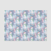 Fun Funny Kerstfeestdag Snowmen Kunstpatroon Tissuepapier (Voorkant)