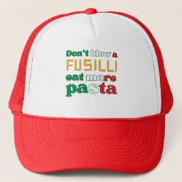 Fun Fusilli Pasta NIET BLAZEN Een FUSILLI Italië Trucker Pet