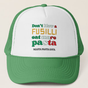 Fun Fusilli Pasta NIET BLAZEN Een FUSILLI Italië Trucker Pet