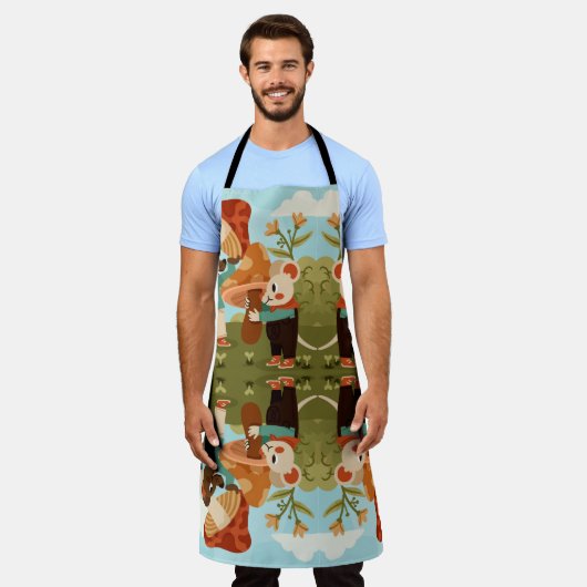 Fun Fusion Cook Apron Schort (Gedragen)