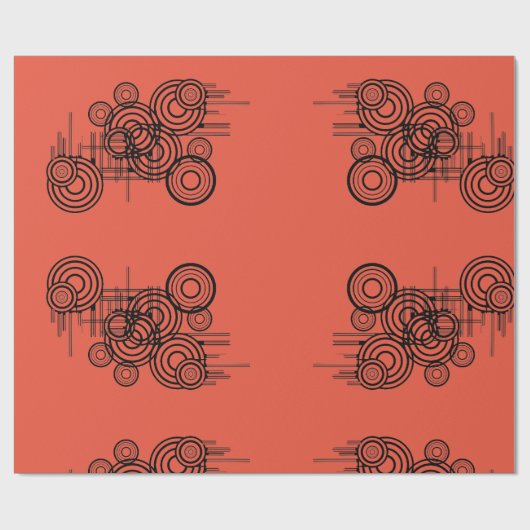 Fun Futuristic Shapes Cadeaupapier (Vlak)