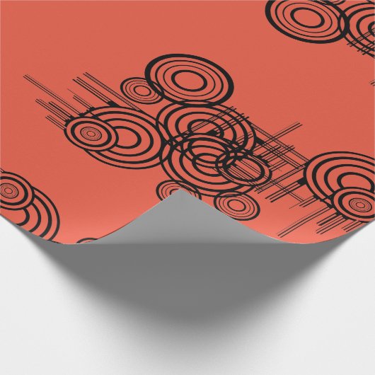 Fun Futuristic Shapes Cadeaupapier (Hoek)