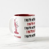 Fun Gag I HATE MY BOSS Coffee Mok (Voorkant links)