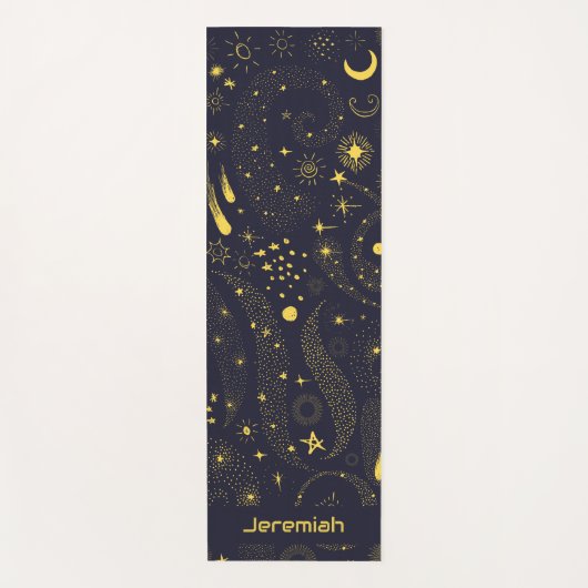 Fun Galaxy vergevorderd weg gepersonaliseerde buit Yogamat (Voorkant)