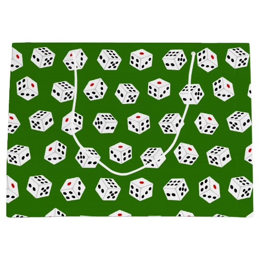 Fun Gambling Casino-dice-patroontas Groot Cadeauzakje (Voorkant)