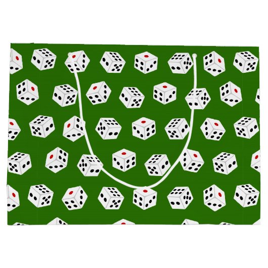 Fun Gambling Casino-dice-patroontas Groot Cadeauzakje (Achterkant)