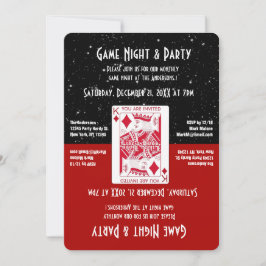 Fun Game Night Invitation Kaart