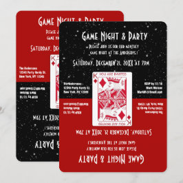 Fun Game Night Invitation Kaart