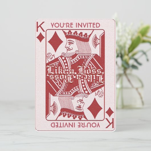 Fun Game Night Party Kaart (Staand voorkant)