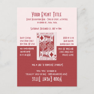 Fun Game Night Party Uitnodiging Briefkaart