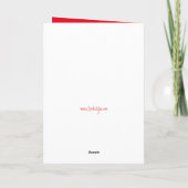 Fun Geeky Nerdy Techy Santa Kerstfeestay Kaart (Achterkant)