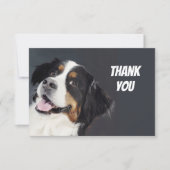 Fun Gekke Casual Dog Dank u Bedankkaart (Voorkant)