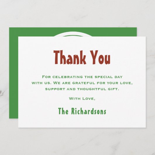 Fun Genderneutraal 3e Verjaardag Drie Rex Dinosaur Bedankkaart (Voorkant / Achterkant)