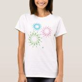 fun geometry flower t-shirt (Voorkant)
