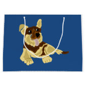 Fun German Shepherd Dog Art Design Large Cadeautasje (Voorkant)