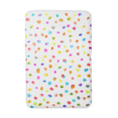 Fun gestoorde kleurrijke poka-stippen vrolijk badmat (Voorkant Verticaal)