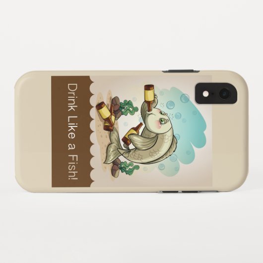 Fun Gevist Case-Mate iPhone Case (Achterkant (horizontaal))