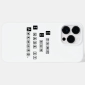 Fun Geweldige Trendy Typography Awkward Coarbeider Case-Mate iPhone Case (Achterkant (horizontaal))