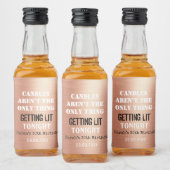 Fun Gezegde Roos Gold Foil Elke 30e verjaardag Likeurfles Etiket (Flessen)