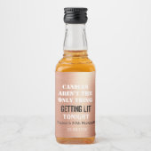 Fun Gezegde Roos Gold Foil Elke 30e verjaardag Likeurfles Etiket (Voorkant)