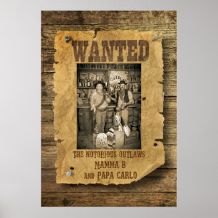 Fun Gezocht Poster! Poster