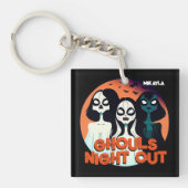 Fun Ghouls Night Out Sleutelhanger (voorkant)