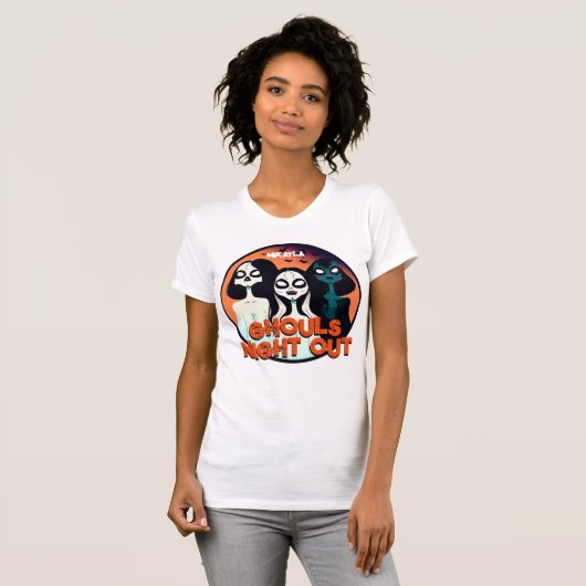 Fun Ghouls Night Out T-shirt (Voorkant volledig)