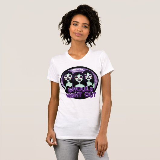 Fun Ghouls Night Out T-shirt (Voorkant volledig)