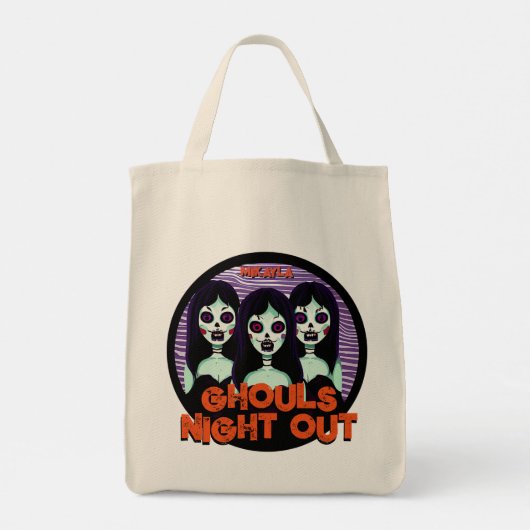 Fun Ghouls Night Out Tote Bag (Achterkant)