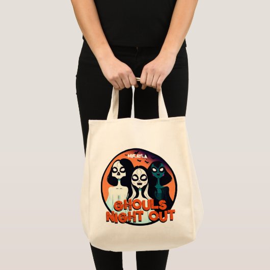 Fun Ghouls Night Out Tote Bag (Voorkant (product))