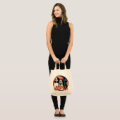 Fun Ghouls Night Out Tote Bag (Voorkant (model))