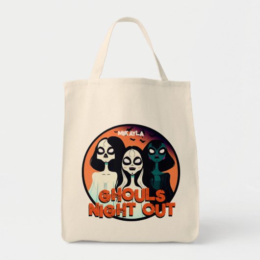 Fun Ghouls Night Out Tote Bag (Voorkant)