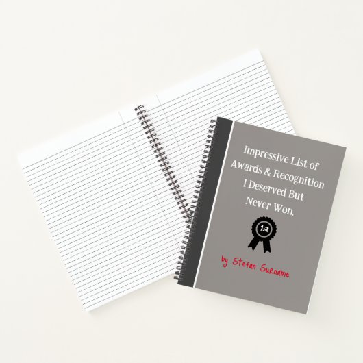 Fun Gift! Aangepaste medewerker of vriend humorist Notitieboek (Binnen)