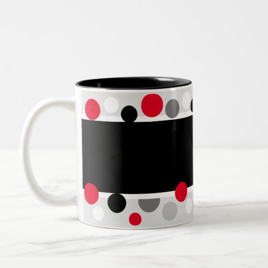 Fun Gift! Lucky Bingo Mok Two-Tone Koffee Mok (Links)