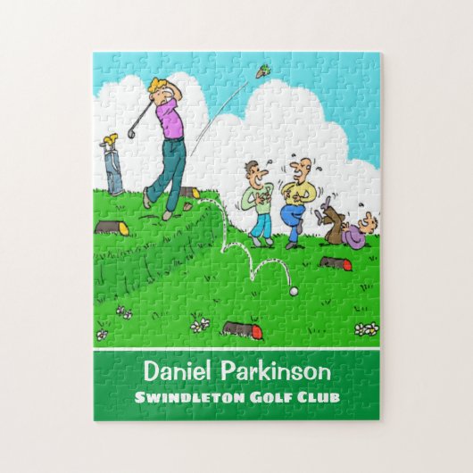 Fun Gift voor Golfer. Golf Player heeft Slecht T-s Legpuzzel (Verticaal)