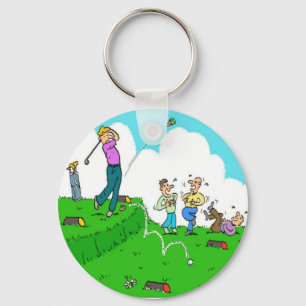 Fun Gift voor Golfer. Golf Player heeft Slecht T-s Sleutelhanger