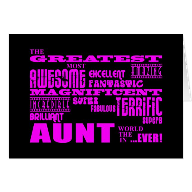 Fun Gifts for Aunts : Grootste tante (Voorkant Horizontaal)