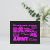 Fun Gifts for Aunts : Grootste tante Briefkaart (Staand voorkant)