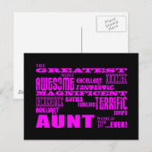Fun Gifts for Aunts : Grootste tante Briefkaart (Voorkant / Achterkant)