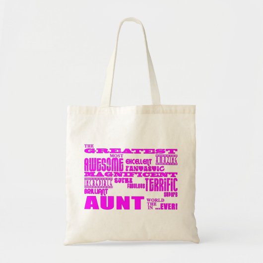 Fun Gifts for Aunts : Grootste tante Tote Bag (Voorkant)