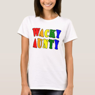 Fun Gifts for Aunts: Wacky Aunty T-shirt