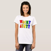 Fun Gifts for Aunts: Wacky Aunty T-shirt (Voorkant volledig)