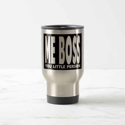 Fun Gifts for Bosses : Ik sla je kleine persoon Reisbeker (Center)