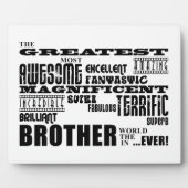 Fun Gifts for Brothers : Grootste broer Fotoplaat (Voorkant)