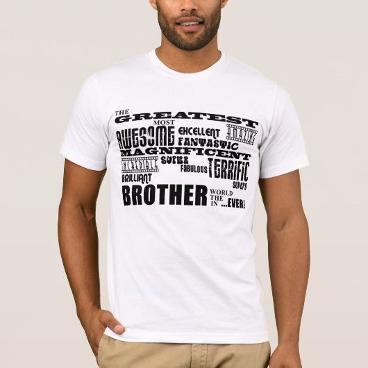 Fun Gifts for Brothers : Grootste broer T-shirt (Voorkant)