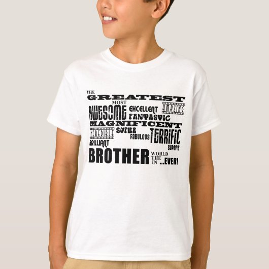 Fun Gifts for Brothers : Grootste broer T-shirt (Voorkant)