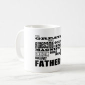 Fun Gifts for Dads : Grootste vader Koffiemok (Voorkant links)