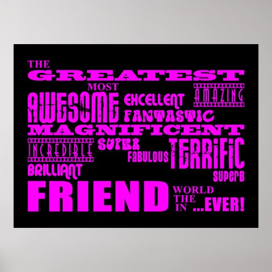 Fun Gifts for Friends: Grootste vriend Poster (Voorkant)