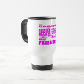 Fun Gifts for Friends : Grootste vriend Reisbeker (Voorkant links)