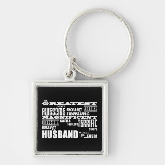 Fun Gifts for Husbands : Greatest Husband Sleutelhanger (Voorkant)